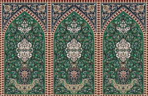 فرش سجاده طرح نیایش