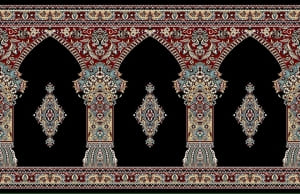 فرش سجاده طرح دیپلمات