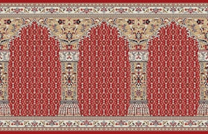 فرش سجاده طرح ریزماهی 2