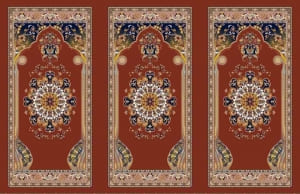فرش سجاده طرح نگین