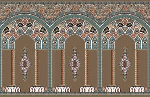 فرش سجاده طرح مصباح